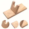 Hot Melt Glue Gun Solid Wood Bracket Accessories Material Creative Diy Tool Bracket Wooden Shelf Fixed Glue Gun Head Base 5