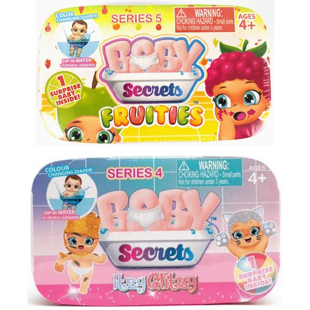 Original Baby Secrets Fruities Itzy Glitz Dolls for Girls Toy Surprise Sets  for Dolls Collectible Figurines