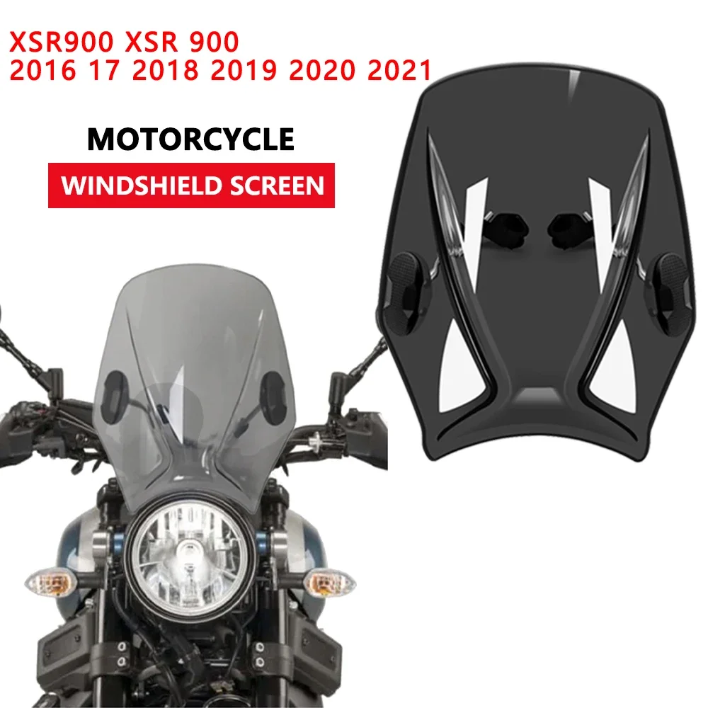 XSR900 XSR 900 2016-2024 Tuuliohjain Uusi Yleiskäyttöinen Moottoripyörän Tuulilasin Suojukset Moottoripyörien Tuulilasin Ohjain_voghion.com