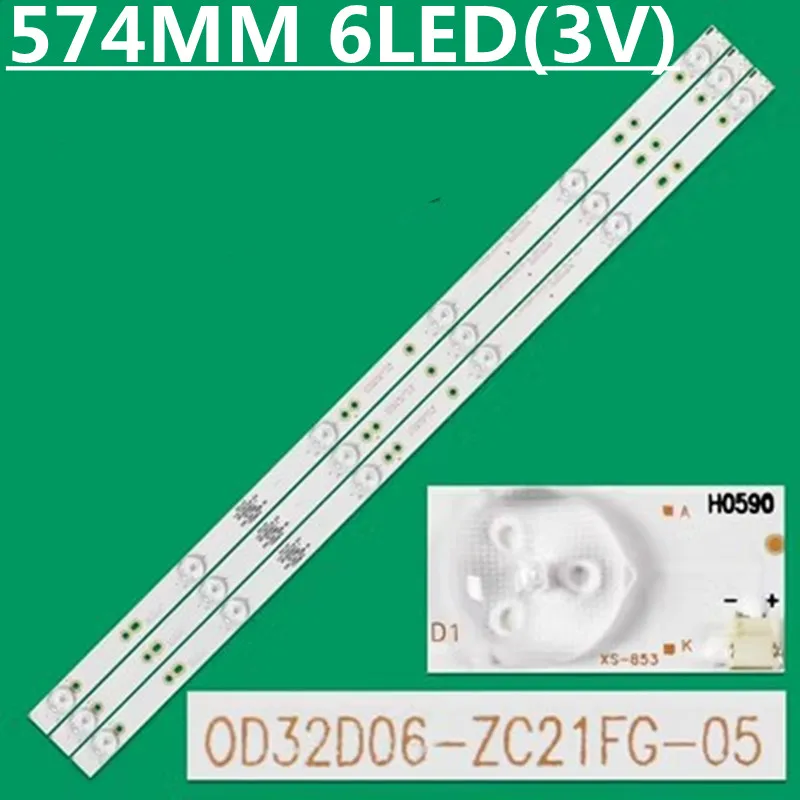

3PCS LED Backlight Strip 6Lamp ATVIO TV 32'' A320SD5G22 0D32D06-ZC21FG-05 OD32D06-ZC21FG-05 6S1P 303TT320038 32D3503V/1W6C1