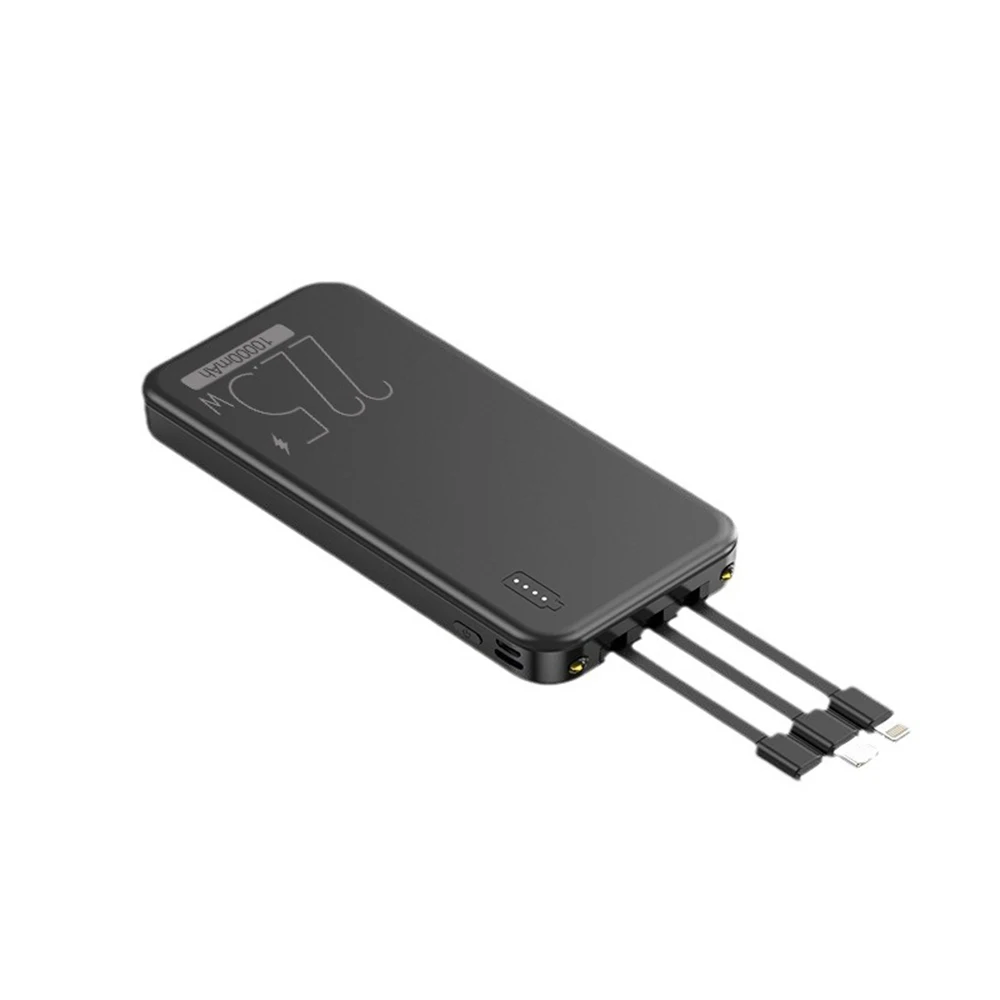양방향 고속 충전 보조배터리, PD 22.5W, 20000mAh, 3 포트 동시 충전, 휴대용 모바일 전원 공급 장치