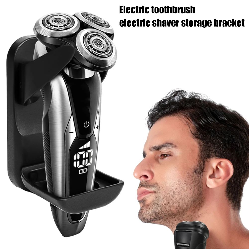 Electric Shaving Knife Rack Multi-function Men Shaving Shaver Storage Hook Wall Shelf Razor Rack Bathroom Kitchen Organizer Tool 4