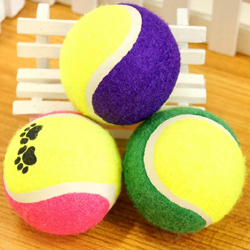 Training Tennis Ball Dog Practice Ball Durable School Club Competition Exercises Pet Chew Toy Sports Tournament Toy Supplies