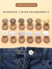 2/5/10pcs denim pants buttons, slightly enlarged waist, adjustable and detachable buttons, pants waist extension buttons 1
