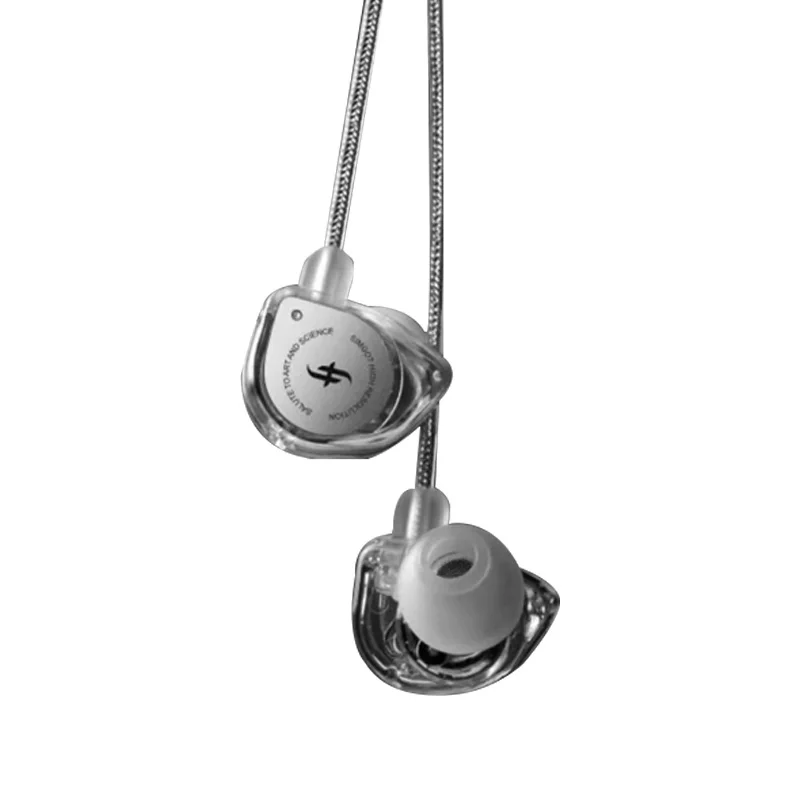 Simgot-fone de Ouvido com Fio Intra-auricular Circuito Magnético Duplo Cavidade Dupla Dinâmico para Jogos de Computador Plug de Música Ew100 - Image 6