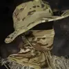 Women Men Hiking Fishing Boonie Hat Outdoor Sport Sun UV Protection Neck Face Camouflage Adjustable Bucket Caps and Mask 1