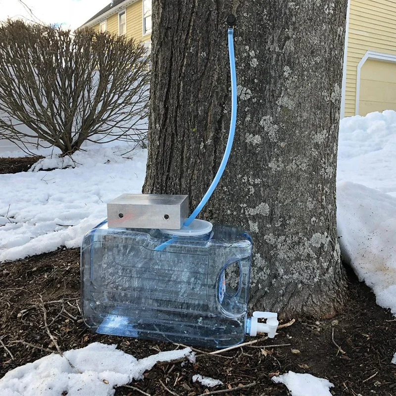 6/12Set Maple Syrup Tree Tapping Kit Maple Sap Dropper Taps Set Tree Tap Filter Collection Tubes Home Garden Branch Pruning Tool maple syrup tapping kit
