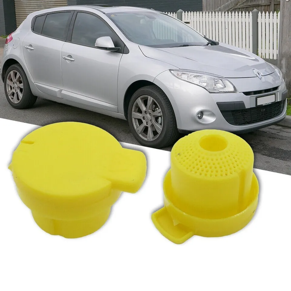 Coperchio Tappo Serbatoio Lavavetri In Plastica Gialla, OEM 8200226894, Compatibile Con Renault Clio 1/2/3/4, Sostituzione Facile E Resistente