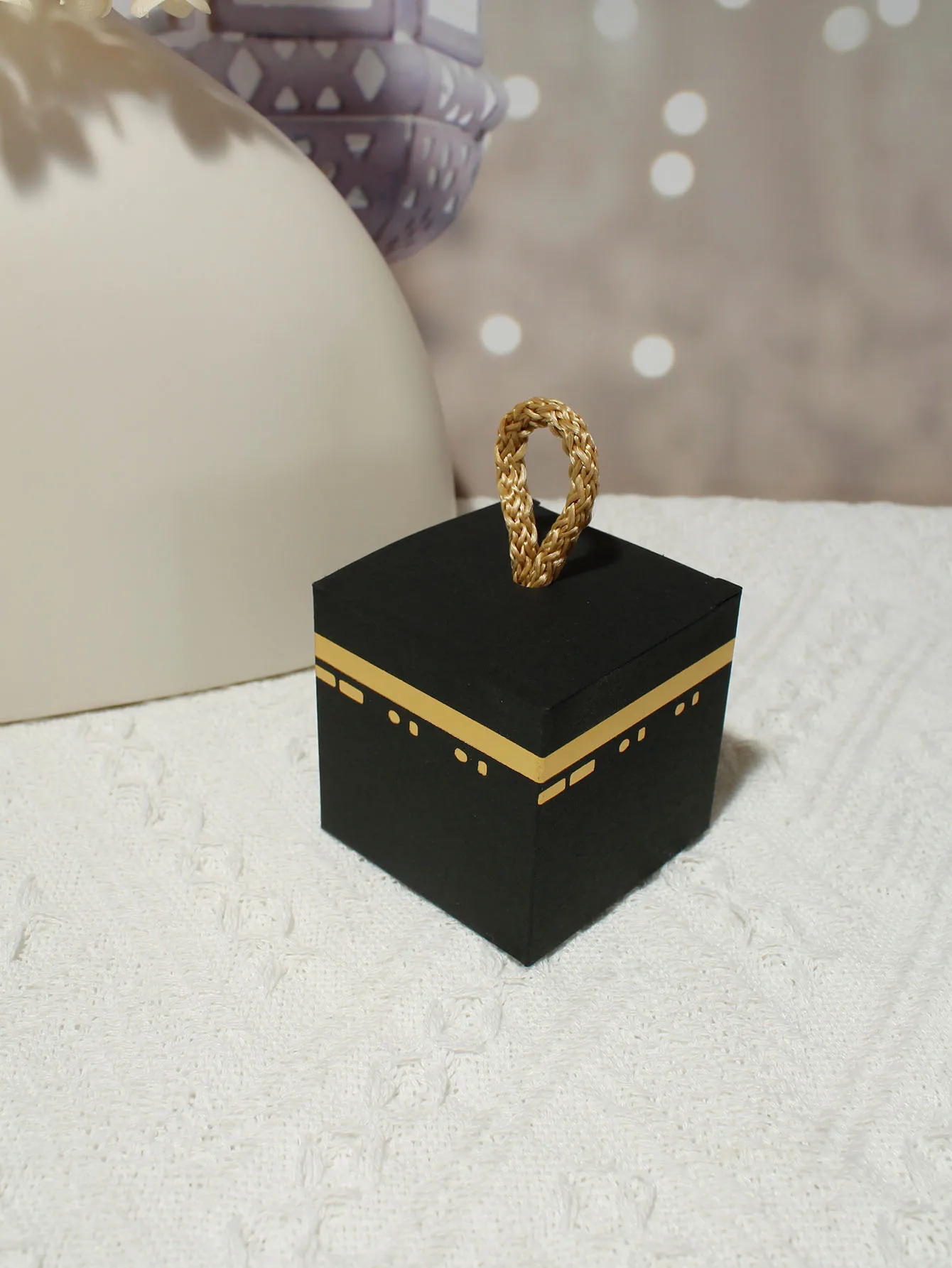 Eid Mubarak Süßigkeitenbox, Eid Quadratische Geschenkbox, Muslimische Festtags-Partybox Mini, Eid Ramadan Geschenkbox – Detail 5