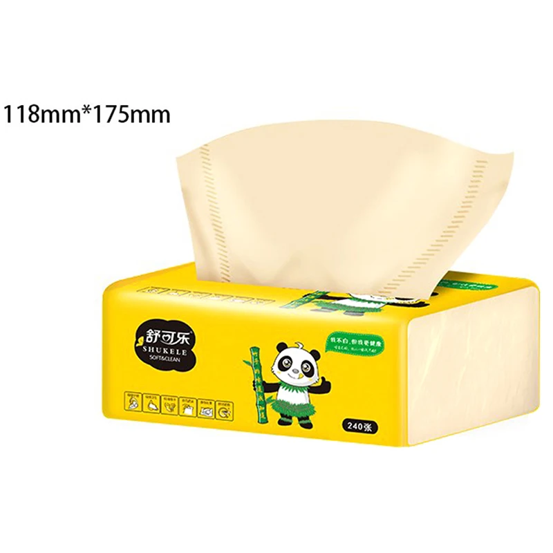 60pcs/pack Nature bamboo Soft Paper Napkin for Table Dinner Paper Tissues New paper napkins