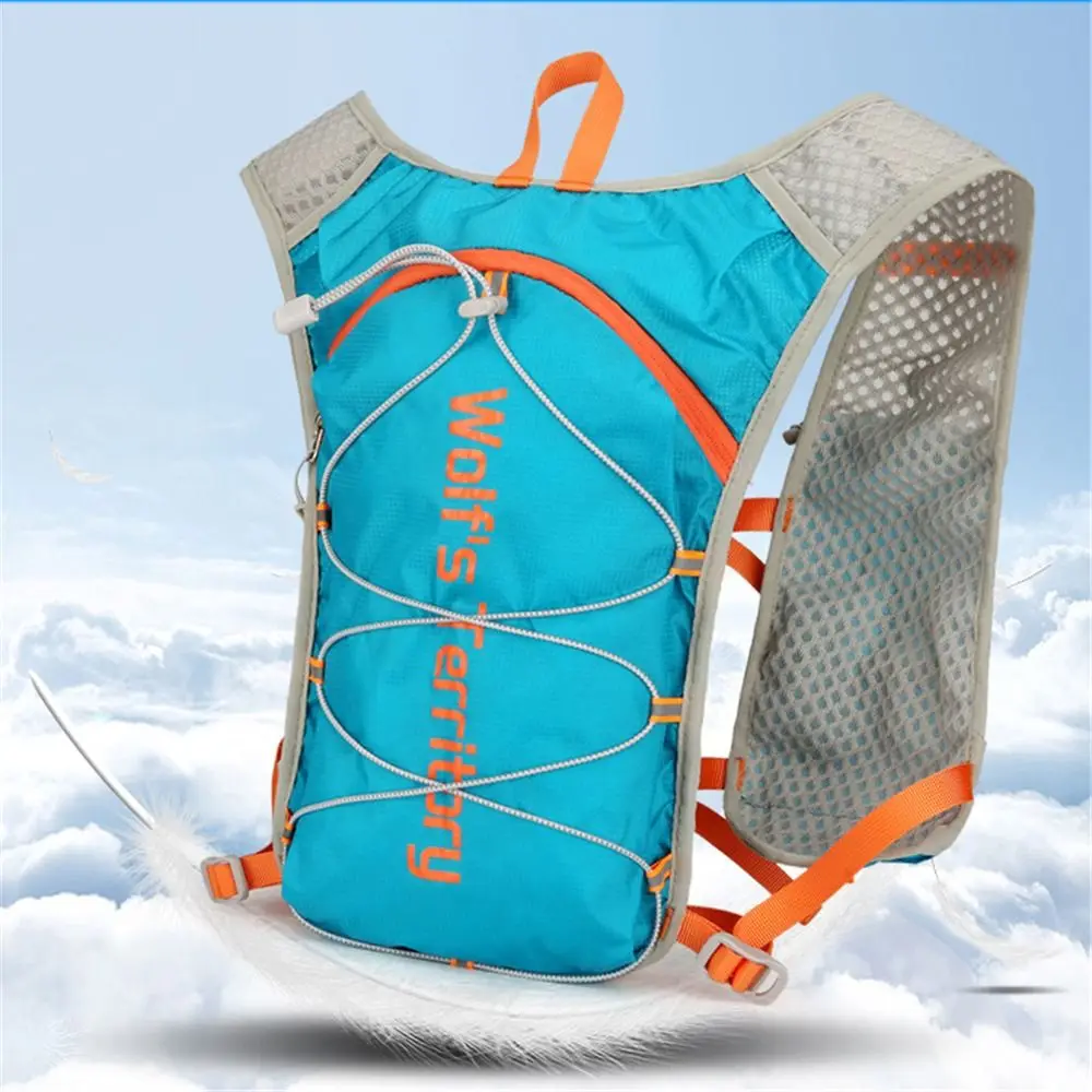 Lightweight 5L Marathon Hydrating Backpack Breathable Oxford Cloth Hydration Vest Ultralight Reflective Running Bag Running