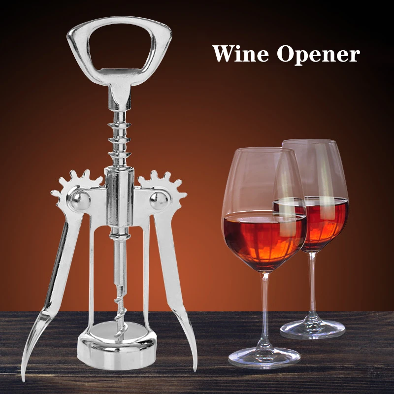 Stainless Steel Corkscrew Bottle Openers Metal Corkscrew Bottle