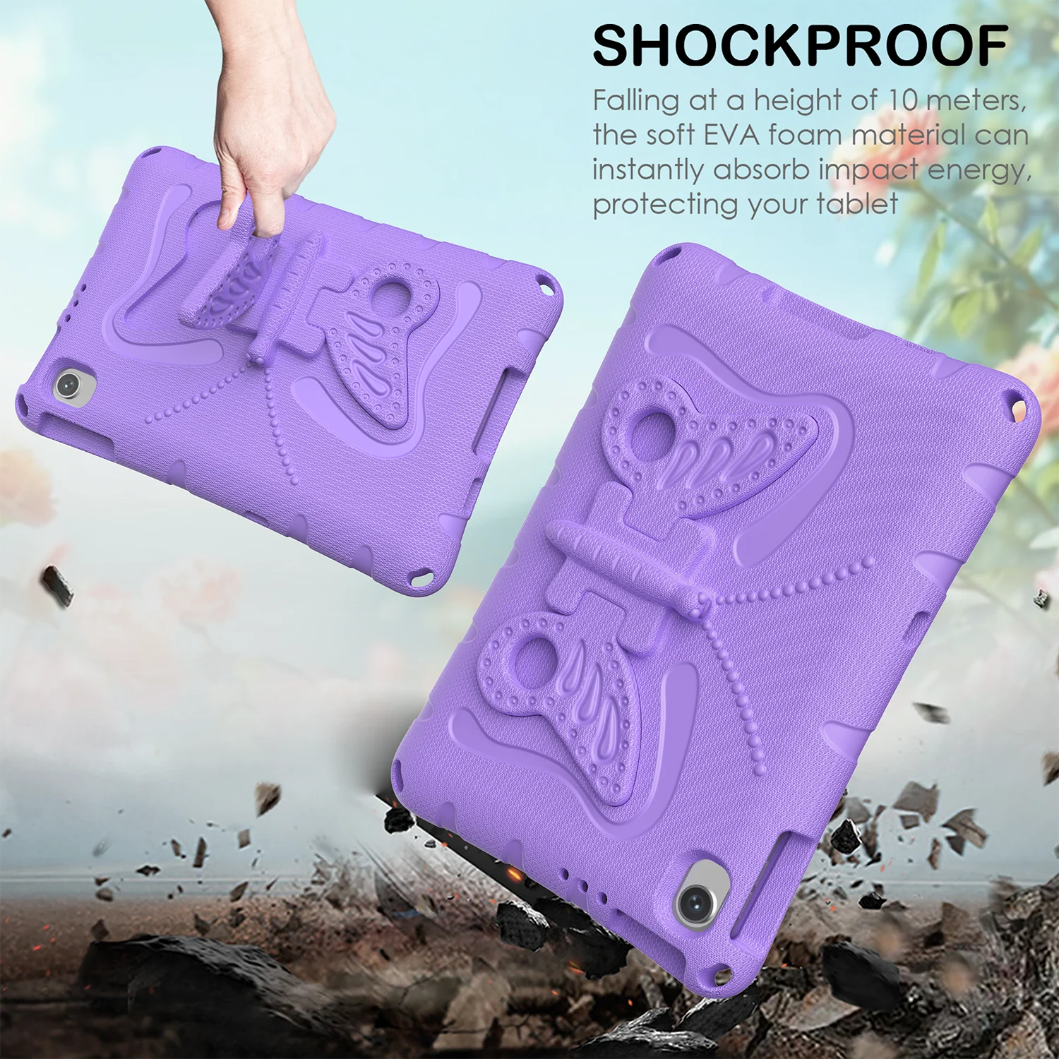 Lightweight EVA Shockproof Stand Protective Case Cover