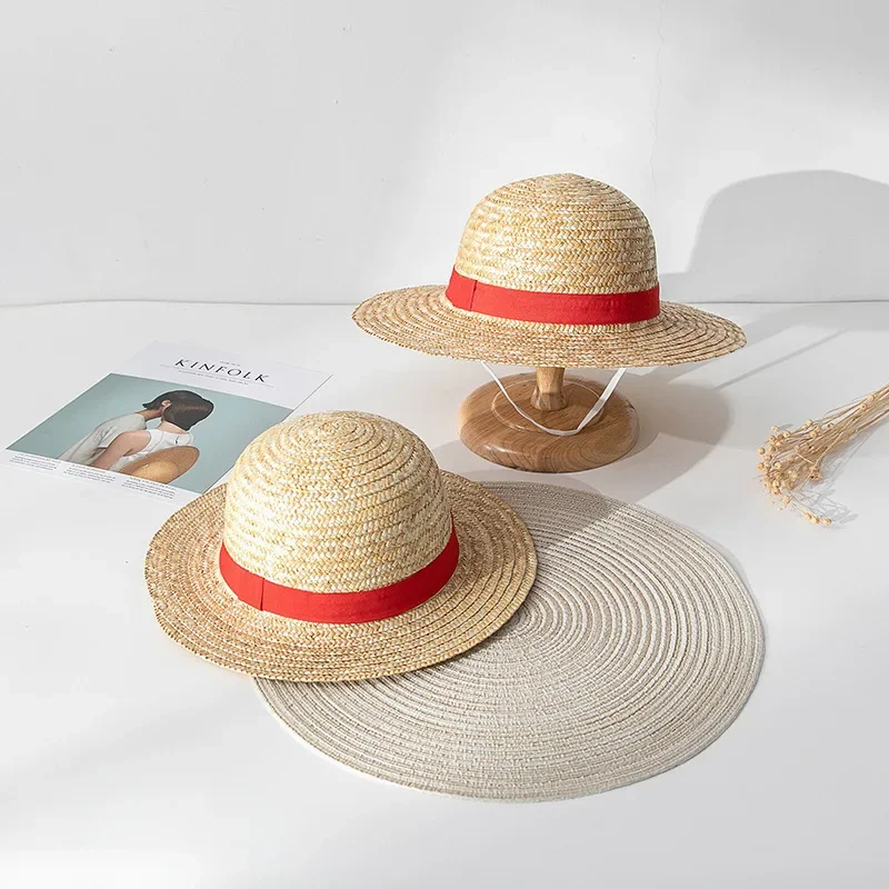 2024 Luffy Straw Hat Anime Cartoon Cosplay Caps Accessories Autumn Winter New Style Parent-Child Hat Luffy Hat for Women Men 4 2024 Luffy Straw Hat Anime Cartoon Cosplay Caps Accessories Autumn Winter New Style Parent-Child Hat Luffy Hat for Women Men 4