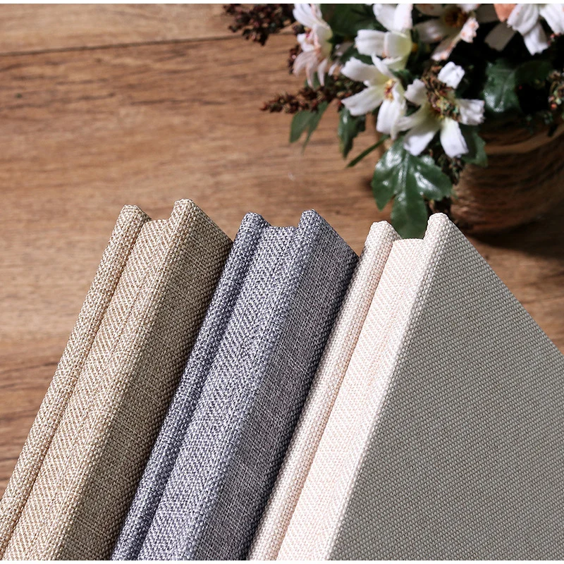 Description Picture 5 of itemAlbum Linen Self Adhesive Film Cover Photo Storage Album Family Friends Photo Storage DIY Decoration Commemorative Album
