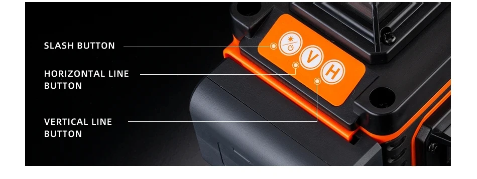 HILDA 3D/4D-Laser-Wasserwaage, 12/16 Linien, selbstnivellierend, 360° horizontal und vertikal, Kreuz, superstarke grüne Laser-Wasserwaage – Detail 7