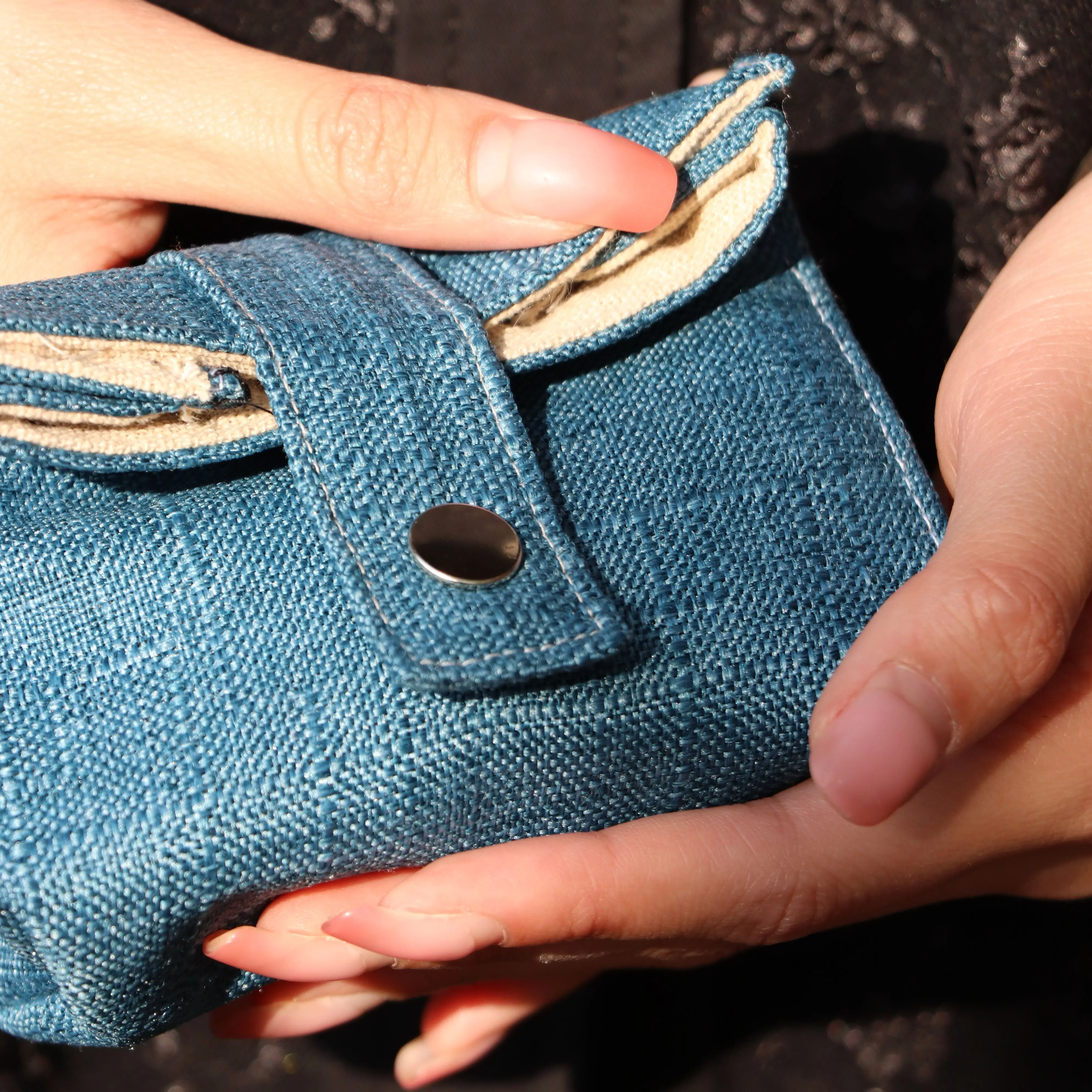

Handmade Wallet Coin Purse Denim Casual Style Portable Soild Color Fashion Cute Convenient Hasp Designer 2022 New Well-Selling