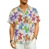 Rainbow Balloon Dogs Casual Shirt Balloon Animals Cool Hawaii Shirts Man Short Sleeve Beach Breathable Design Oversized Blouses 1