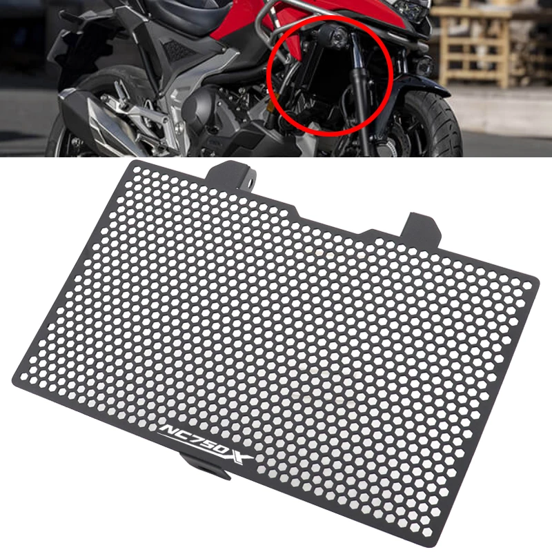 

Motorcycle Accessories Radiator Guard Grille Grill Cooler Cooling Cover Protection for Honda NC750X NC 750X 750 X 2021 2022