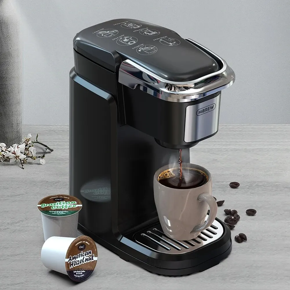 Hibrew filtr káva stroj brewer pro k-cup capsule& dno káva, čaj tvůrce horké voda dávkovač po jednom obsloužit káva tvůrce
