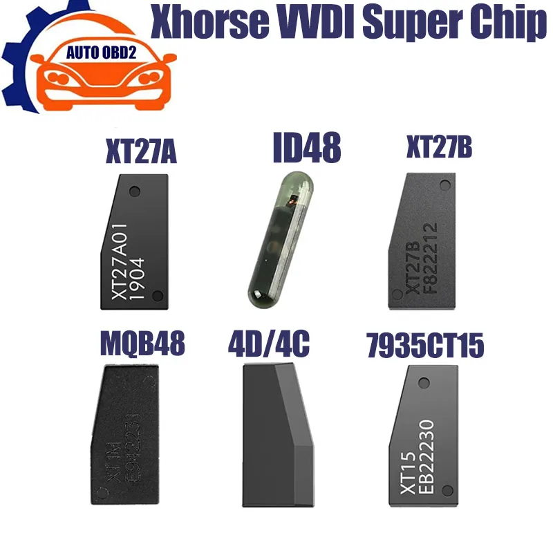 Xhorse Vvdi Super Chip Xt27a Xt27b Vvdi Mqb48 Transpondefor Id46/40/43 ...