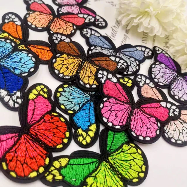 Small Embroidered Patches Butterfly  Patches Clothing Butterfly - 2pcs  Butterfly - Aliexpress