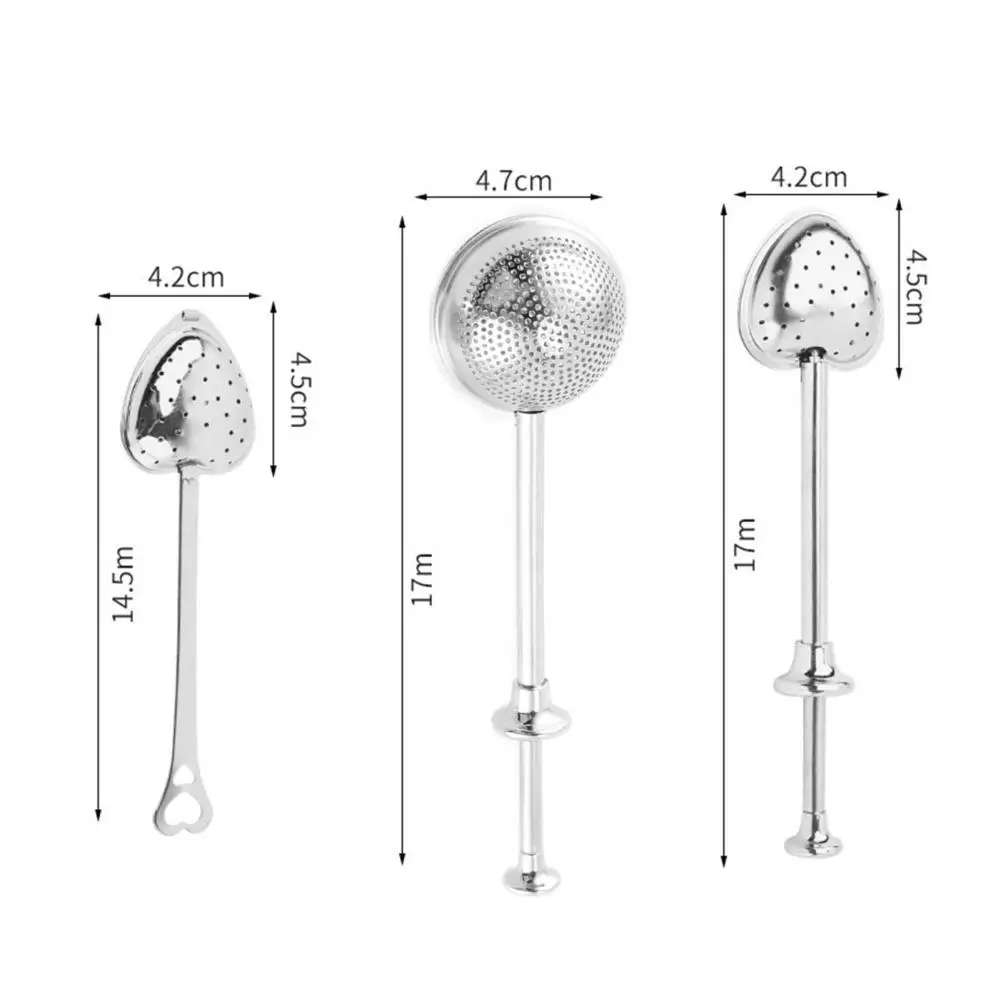 Tea Infuser Reusable Food Grade Stainless Steel Spherical Pressed Design Mesh Tea Strainer For Mug