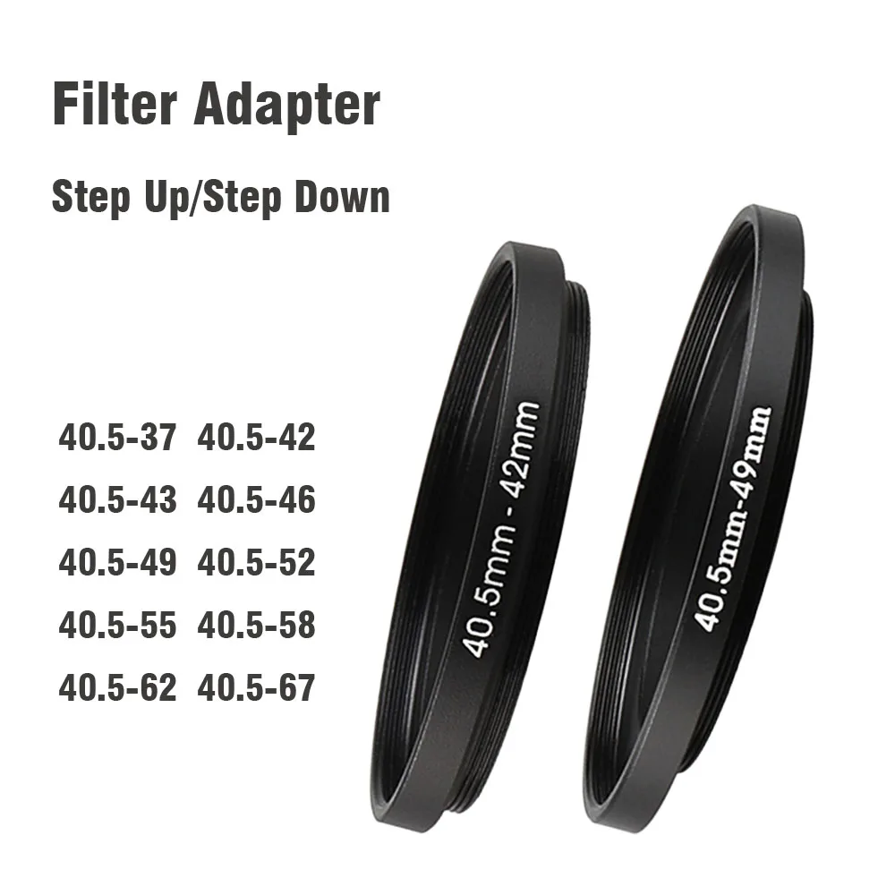Camera lens Filter Adapter Ring Step Up Ring Metal 37 42