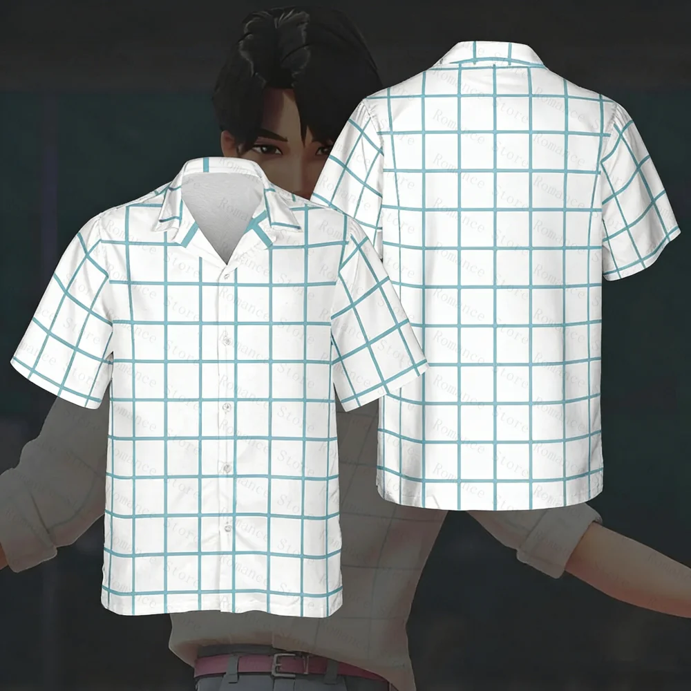 2026 Hawaiian Shirt Hunter Inspired Hawaiian Youth Shirt Abby Kids Cosplay Shirt Jinu Costume Shirt Men's Shirts Woman Shirts, view 4
