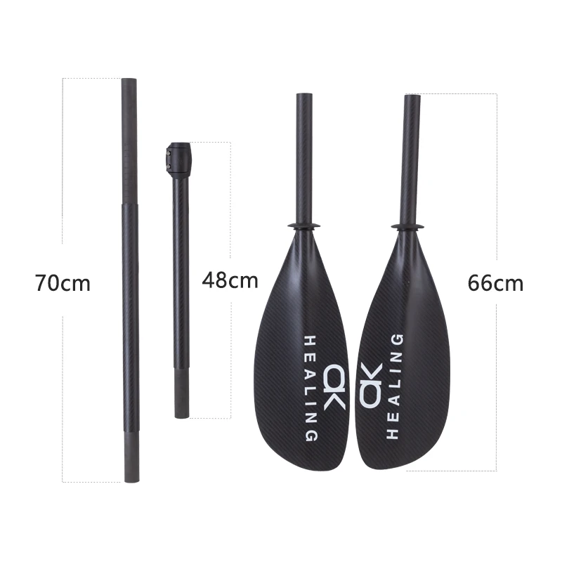 HEALING Carbon Fiber Kayak Paddle Inflatable Canoe Paddle for Kayaking Surfing Sail Boat Kayak Accessories Boat Rowing Oars