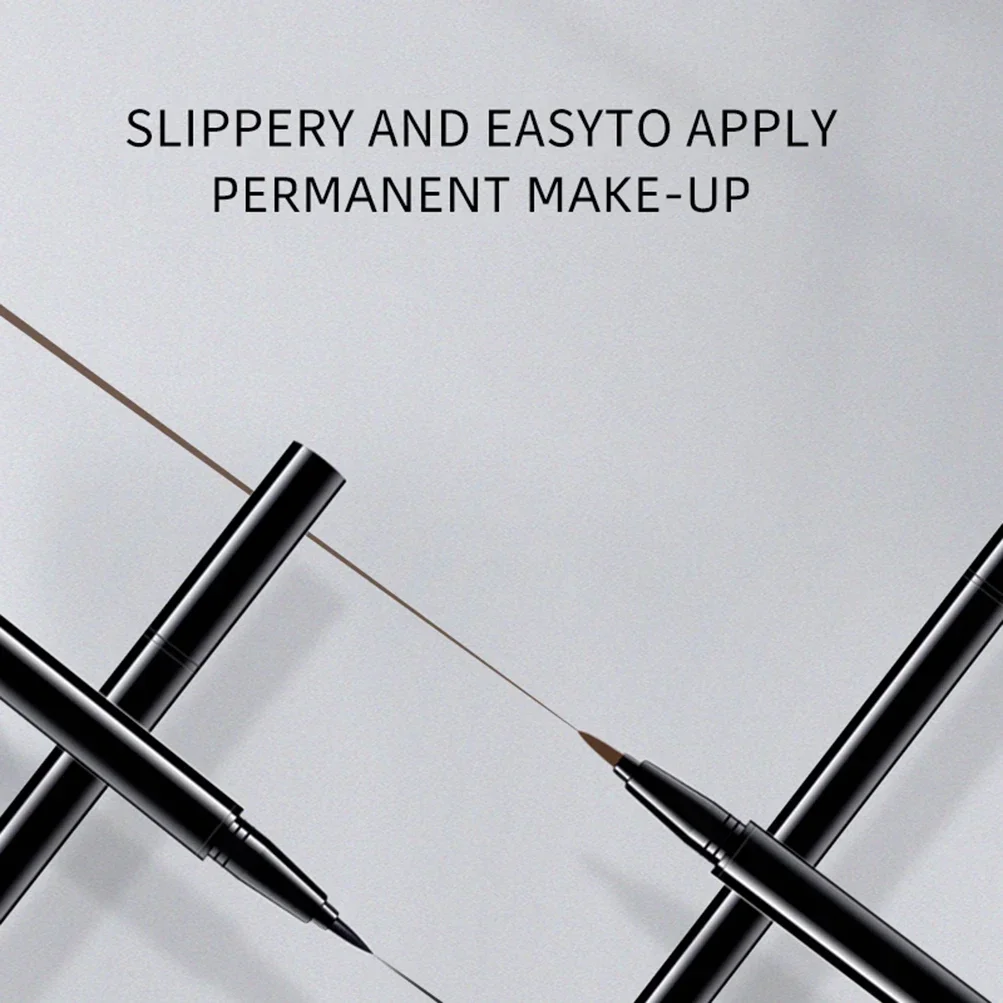 Black Eyeliner Pen Waterproof Long Lasting No Smudging Quick Drying Beauty Makeup Cosmetics Tool Private Label Custom Bulk 5