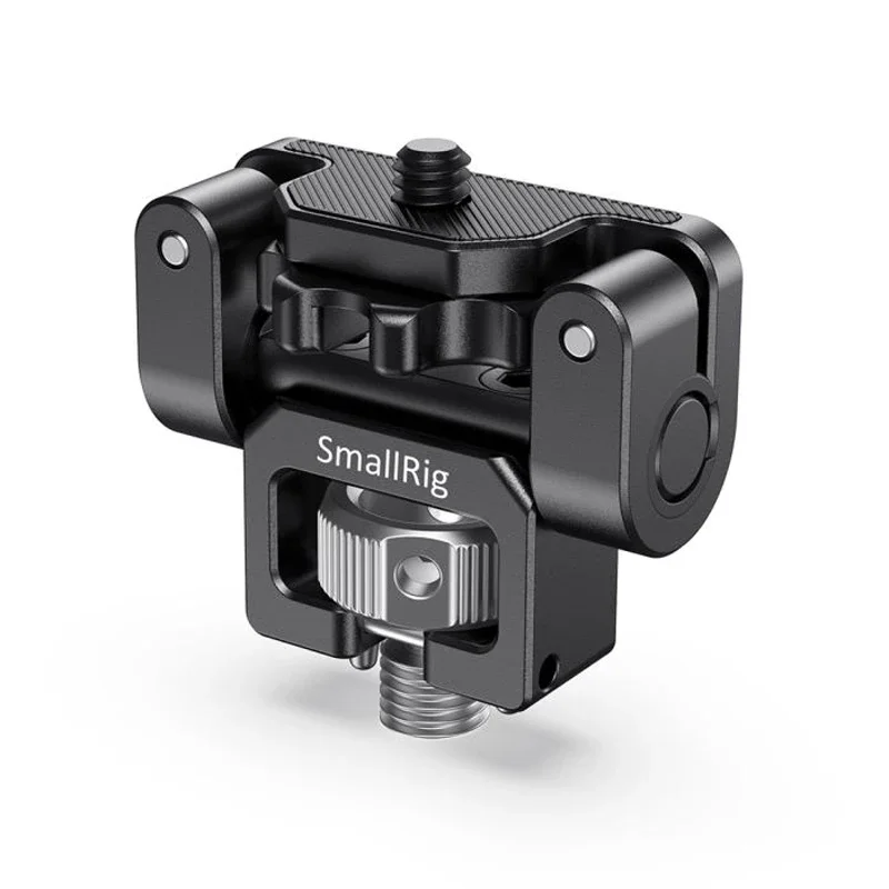 SmallRig Monitor Support Compatible with 1/4"-20 & ARRI 3/8''-16 Screws Swivel a