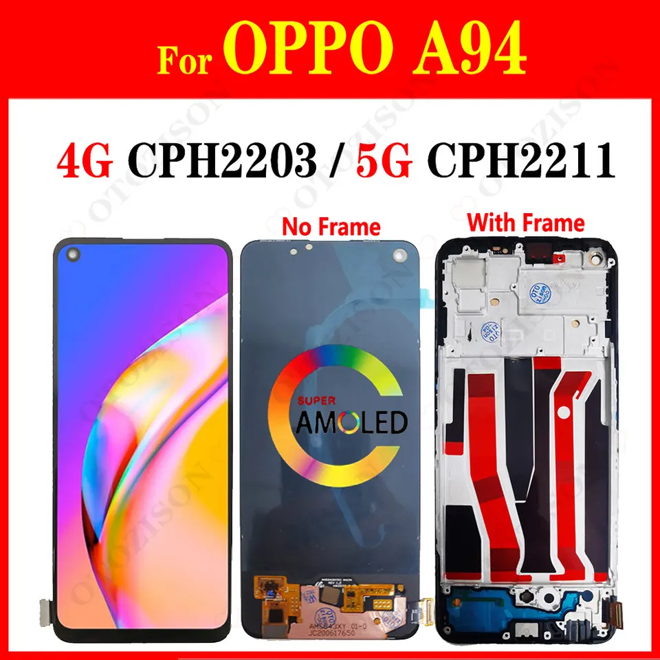 ✓ Pantalla original Oppo A94 5G CPH2211 Serviceware Oppo A94 5g