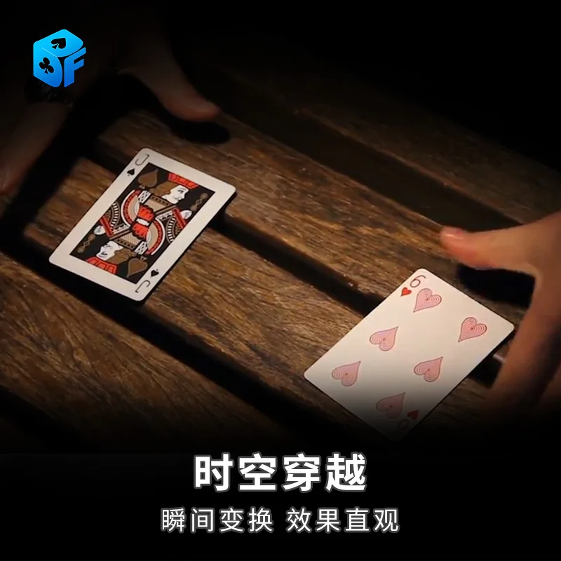 

Card Instantaneous Change Magic Tricks Playing Card Poker Face Changing Close Up Street Illusion Gimmick Mentalism Puzzle Toy