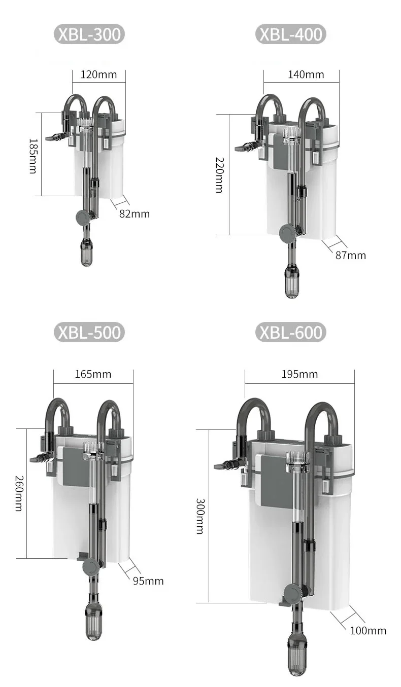 Title 9, SUNSUN XBL Series Aquarium Filter Wall Mounted ...