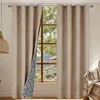 Blackout Storm Curtain - Thickening for warmth Windproof Waterproof Warm Curtains for Winter 2