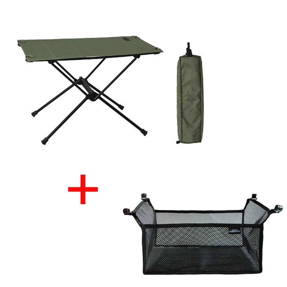 Foldable Camping Table-Aluminum Lightweight Folding Table Compact Roll Up Tables Collapsible Table for Fishing Picnic BBQ 