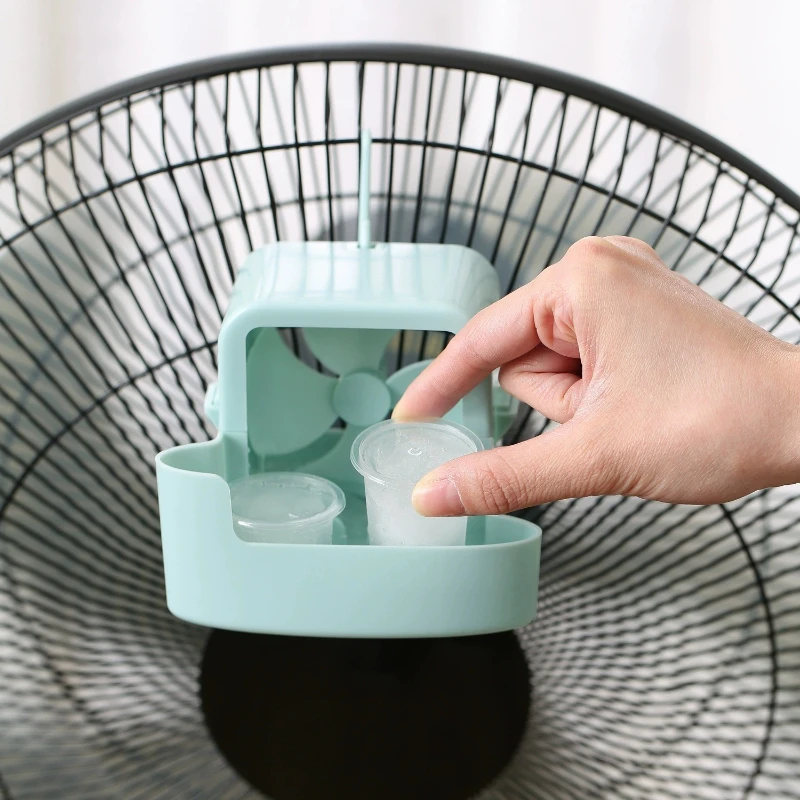 Ventilatore Rinfrescante per Clima Caldo, Ventilatore da Pavimento con Funzione Ghiaccio, Dispositivo di Raffreddamento Domestico a Sospensione, Piccolo Condizionatore d'Aria Estivo - Image 3