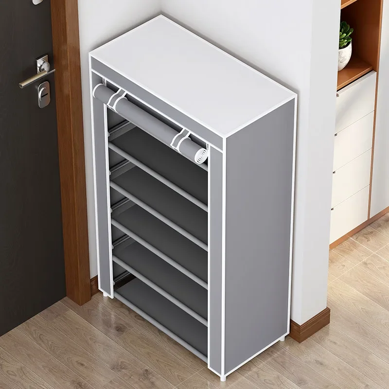 

2023 Year New Aoliviya Official New Shoe Rack Simple Multi-Layer Household Economical Dust Cloth Shoe Cabinet Dormitory Space-Sa