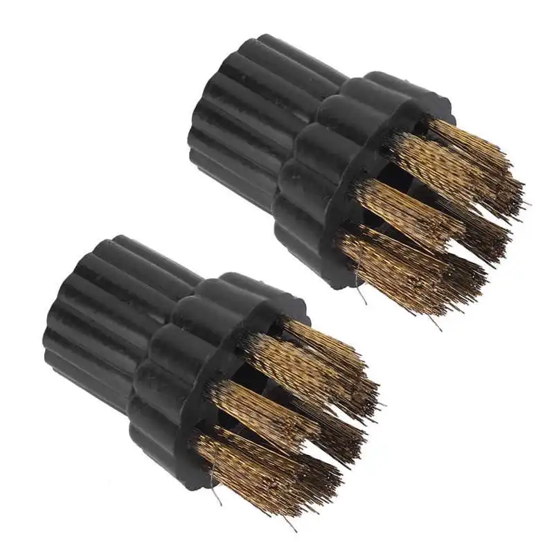 Steam Cleaner Brass Brush Head Replacement Parts Fit for Steam Mop X5 Cleaning Tools Accessories 2Pcs steam cleaner parts