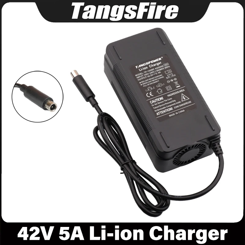 Charger Adapter Battery Charger Battery Charger Adapter 42V 5A Lithium Battery Charger 10Series For 36V Li-ion Battery Pack Charger Selectable EU/US/AU/UK/KR