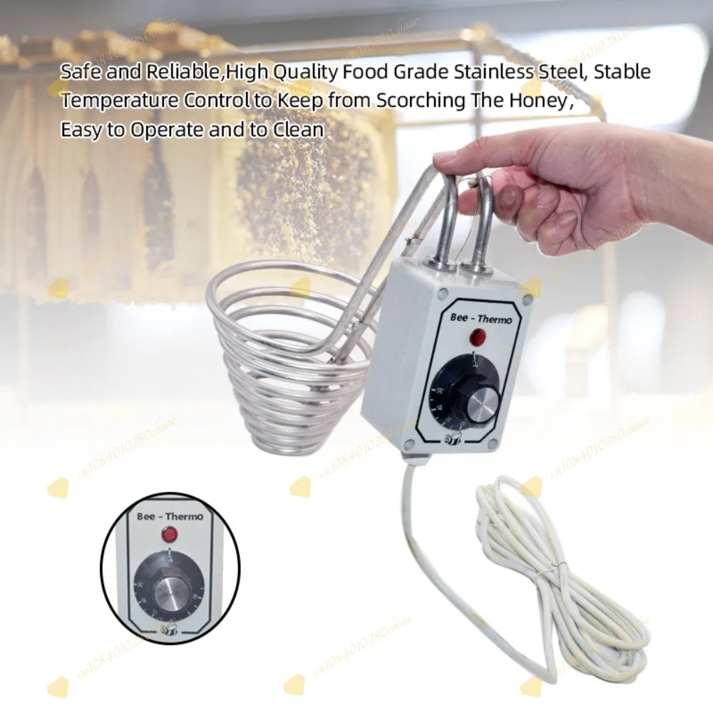 Honey Heating Belt Adjustable Temperature Honey Bucket Heater Melting Device for