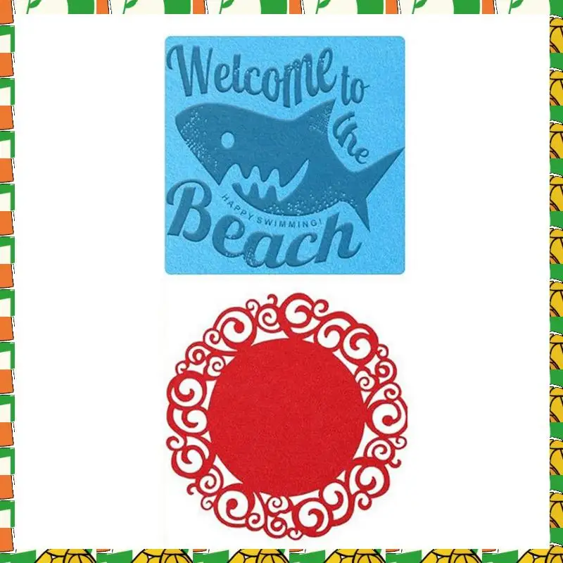 18 Pieces Of Laser Engraved Material Laser Engraved Felt Sheets Craft Felt Blanks 5.9 Inches