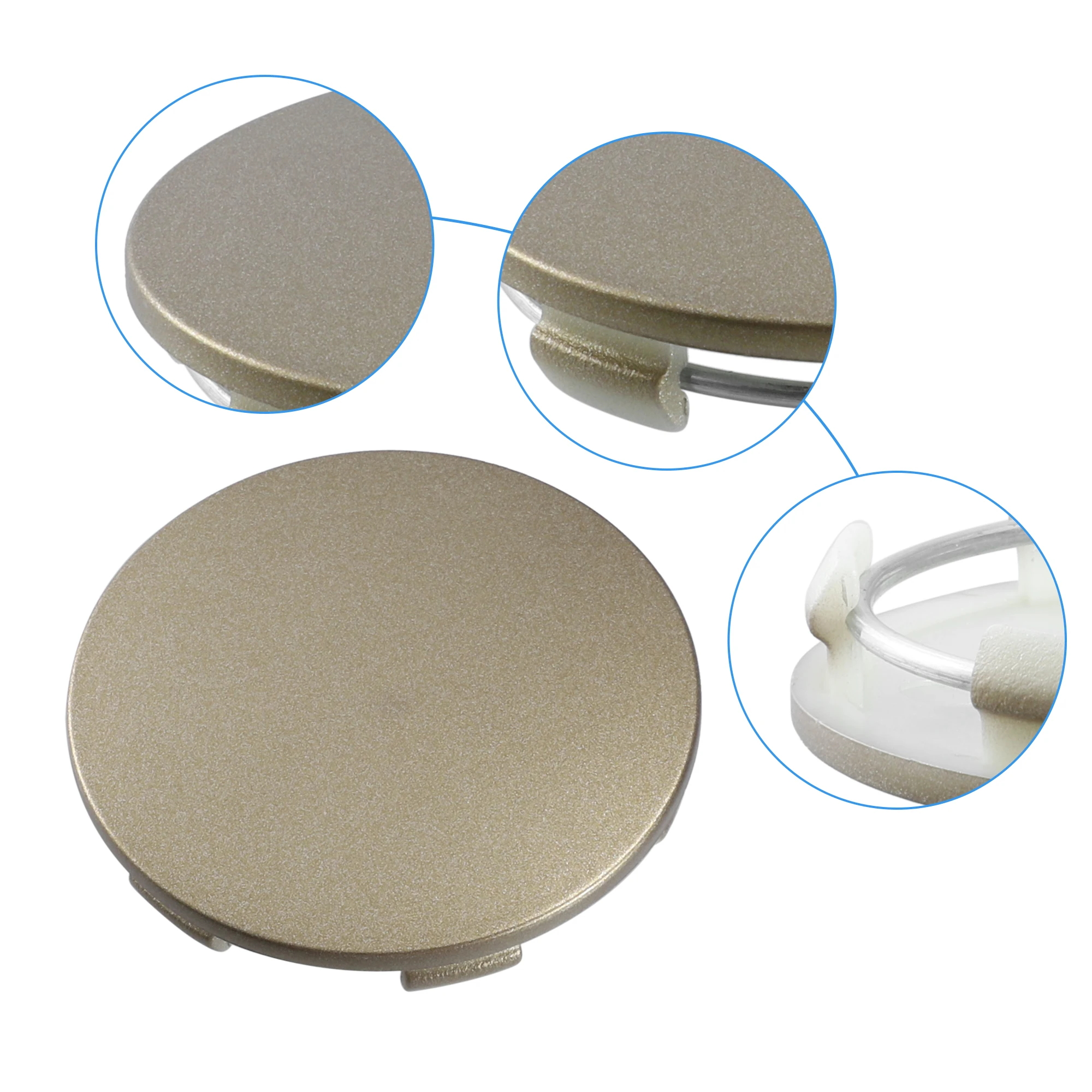 X Autohaux 4 Stück Außendurchmesser 75 mm 70 mm 68 mm 65 mm 58 mm 55 mm 64 mm 59 mm 53 mm Kfz-Radnabenkappen Universal-Reifennabenkappenabdeckung – Detail 18