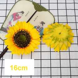 Sunflower Head Artificial Flower Decorations - Pack of 5/10/20 for Home and Window Décor (Sunflower Head 6)