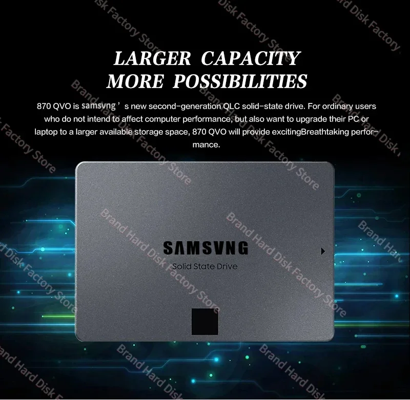 Ʈ ũž PC PS5  ָ Ʈ ũ, SSD 870, Evo 500GB, 1TB, 2TB, 4TB, Sata3, 2.5 ġ  , 8TB