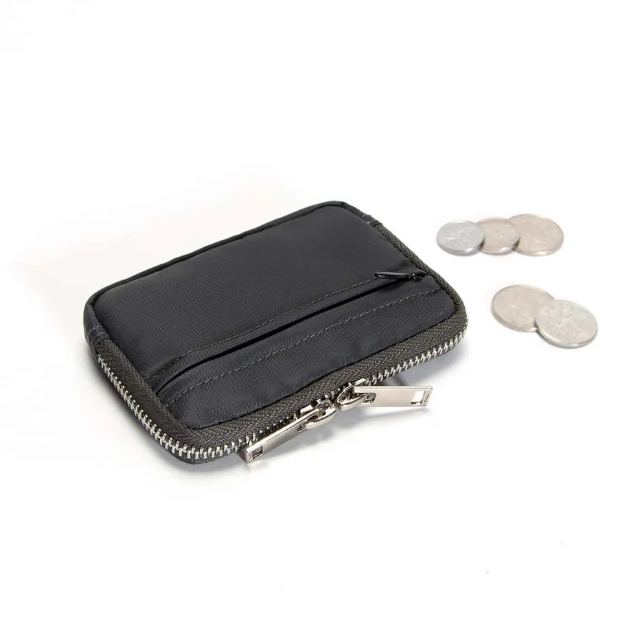 Japanese Men Wallet Earbuds Storage Bag Credit Card Holder Case for Boys Girls Journey Bank Card Organizer Zipper Coin Purse