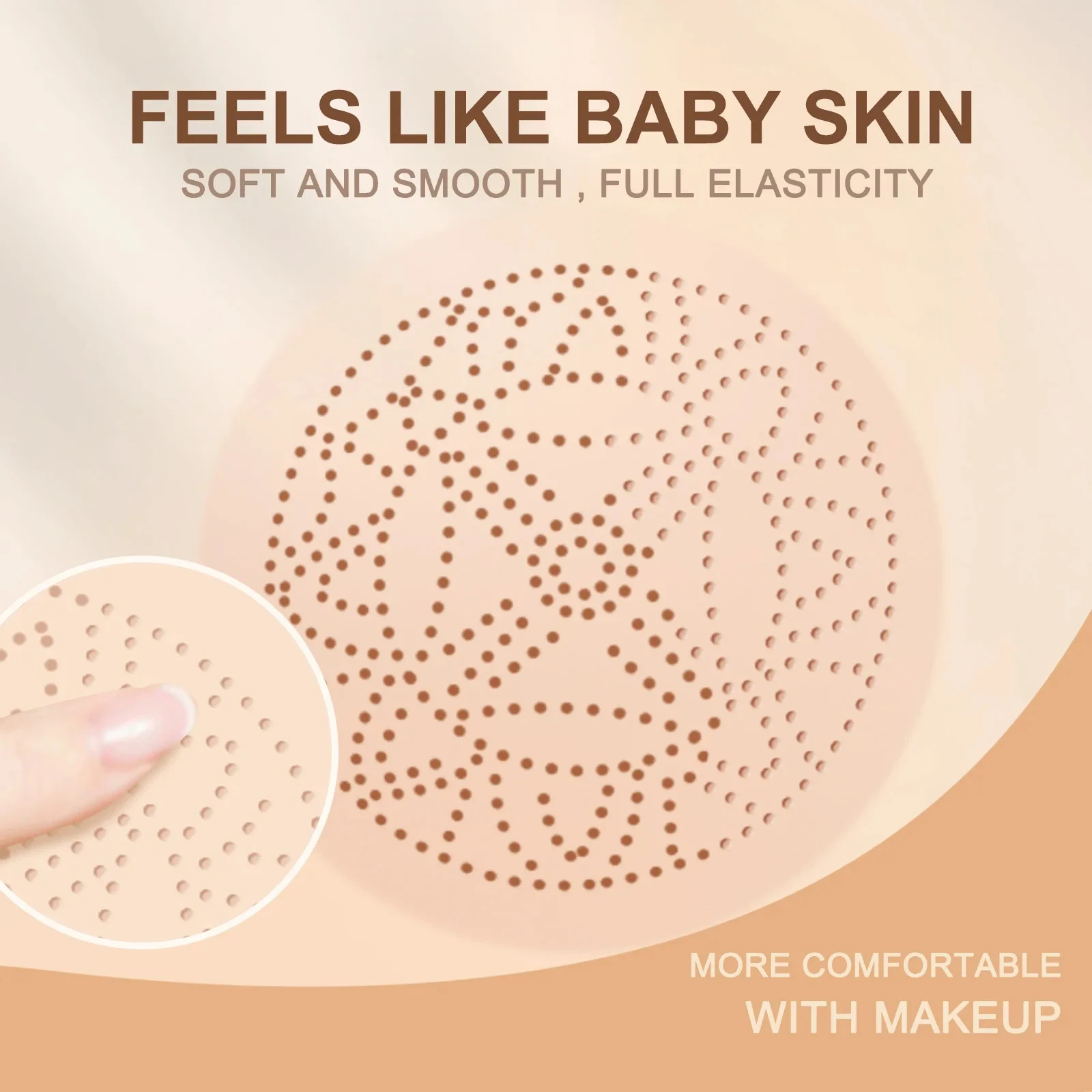 Mushroom Head Air Cushion BB Cream Moisturizing Concealer Lasting Nude CC Liquid Foundation Even Skin Tone Makeup Base Primer