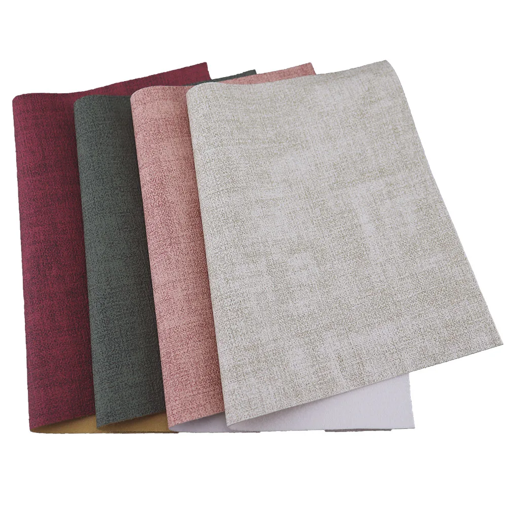 Plain Solid Faux Synthetic Leather Fabric Material For Handbags DIY Craft Project Sewing H0470