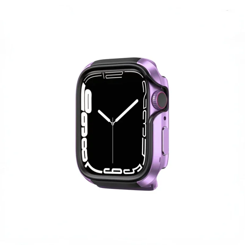 Premium Aluminum Alloy Watch Case - Durable Metal + TPU Protection